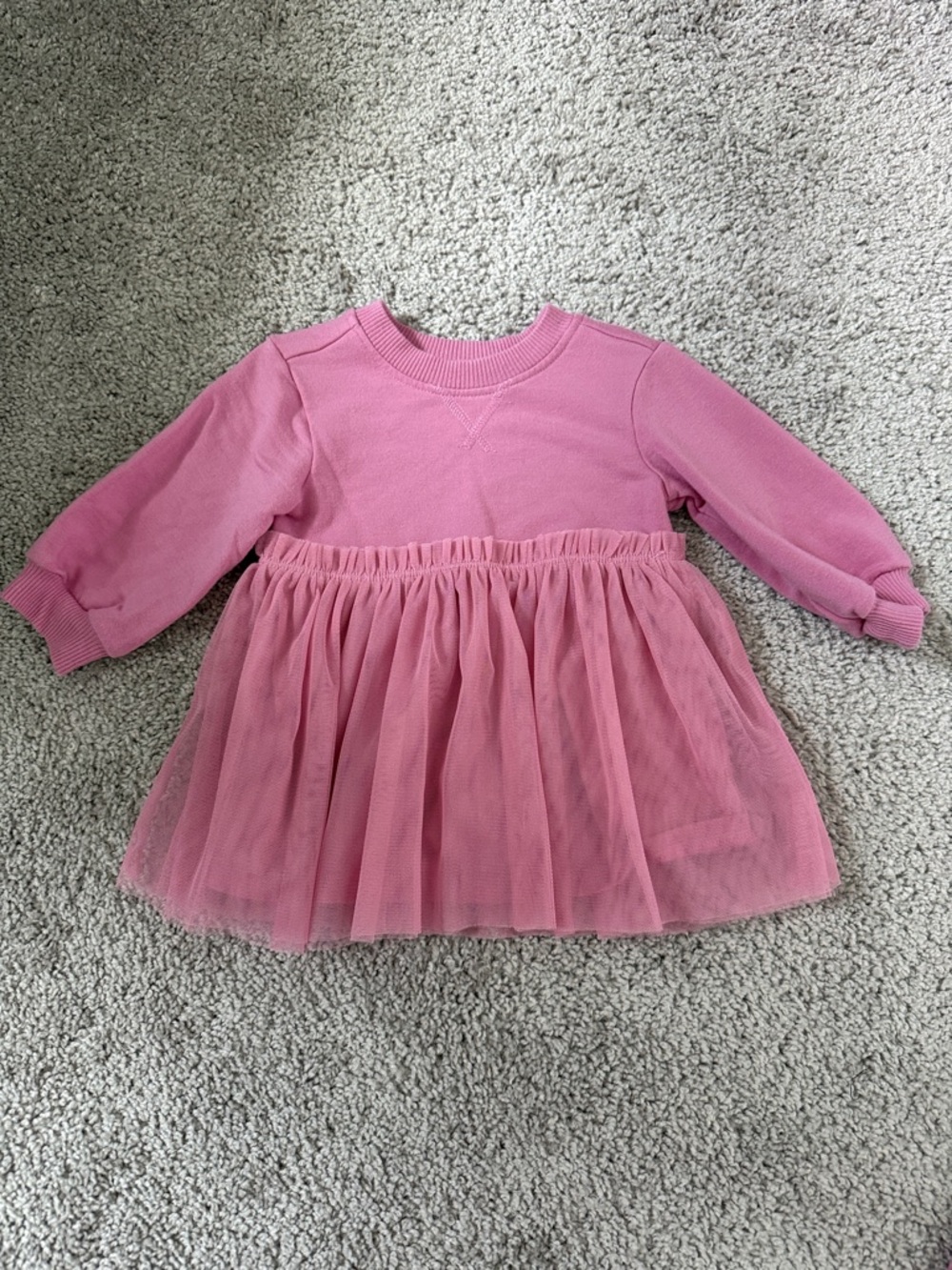 cloud island Pink Tulle Pullover Dress
